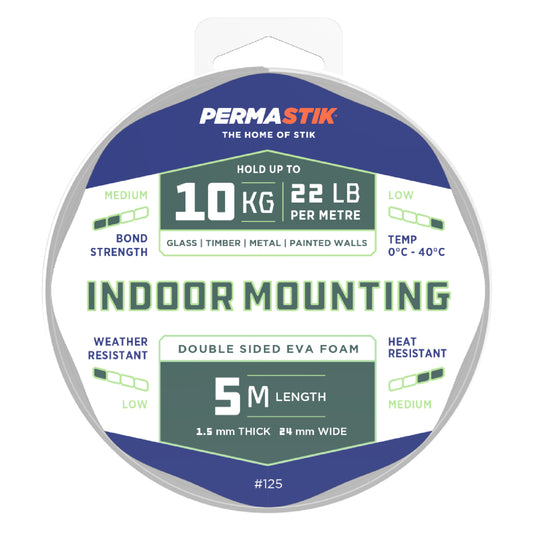 Indoor Mounting Tape - 16.4' x 0.94" Roll