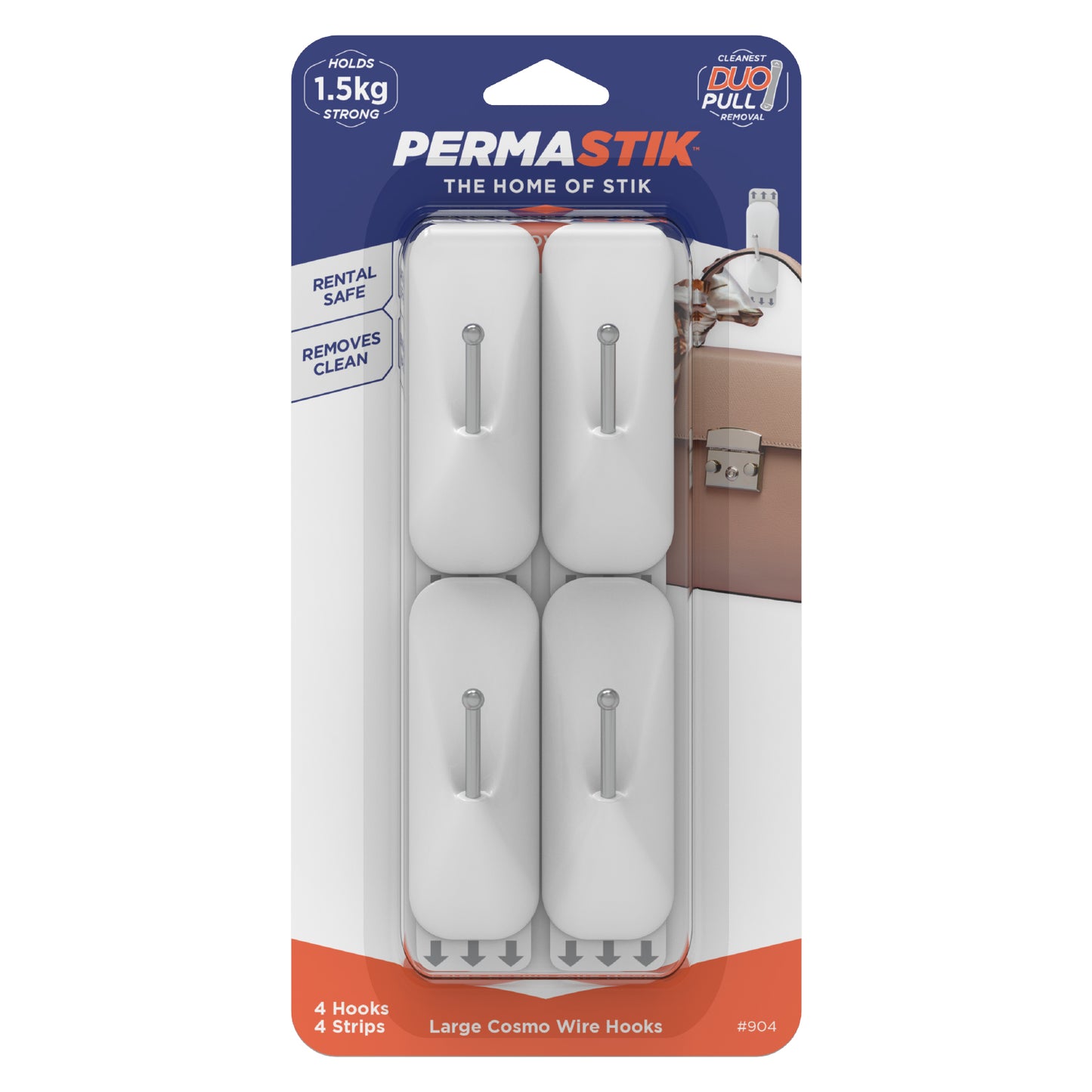 Large Cosmo Wire Hooks - 4 Pack