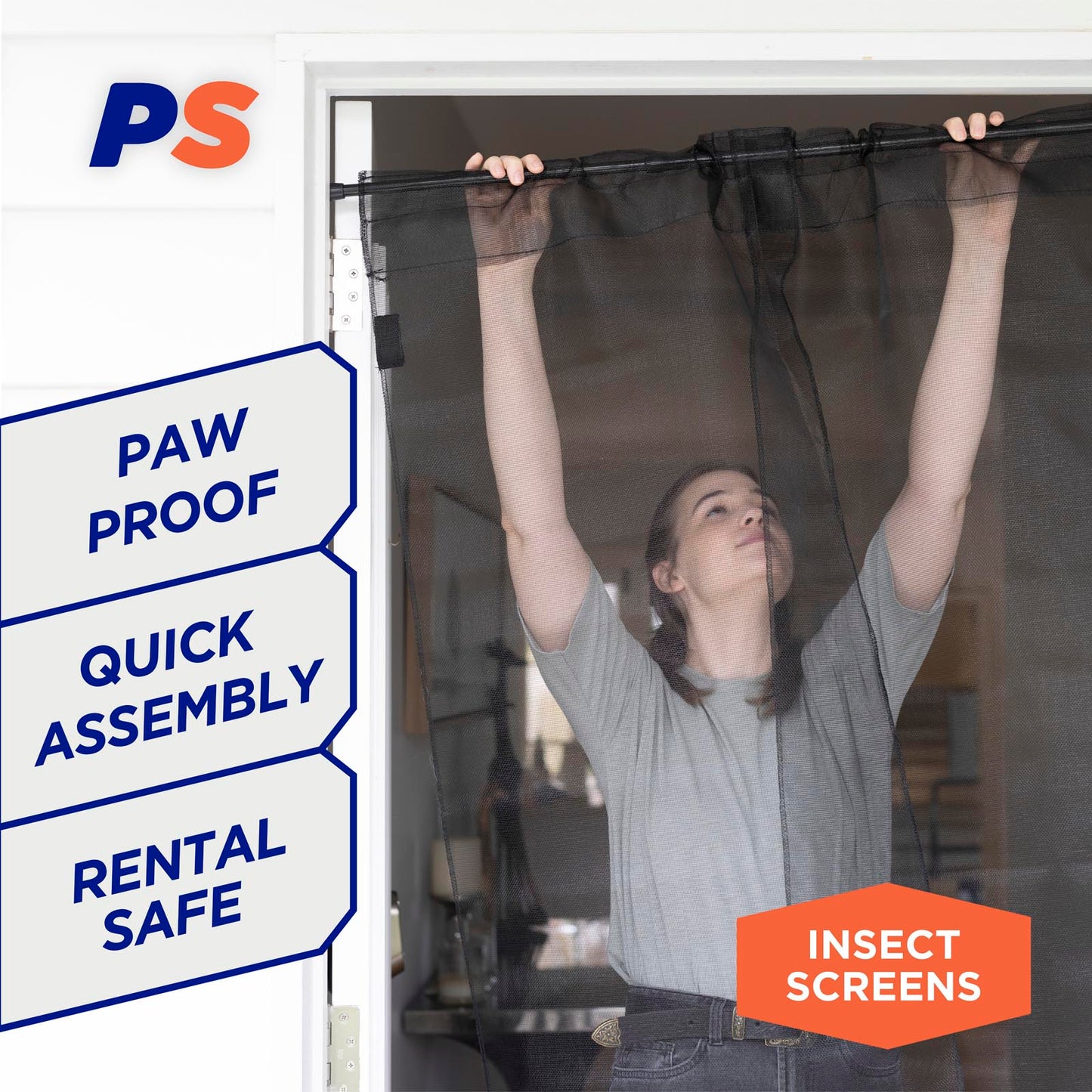 Pressure Mounted Door Curtain