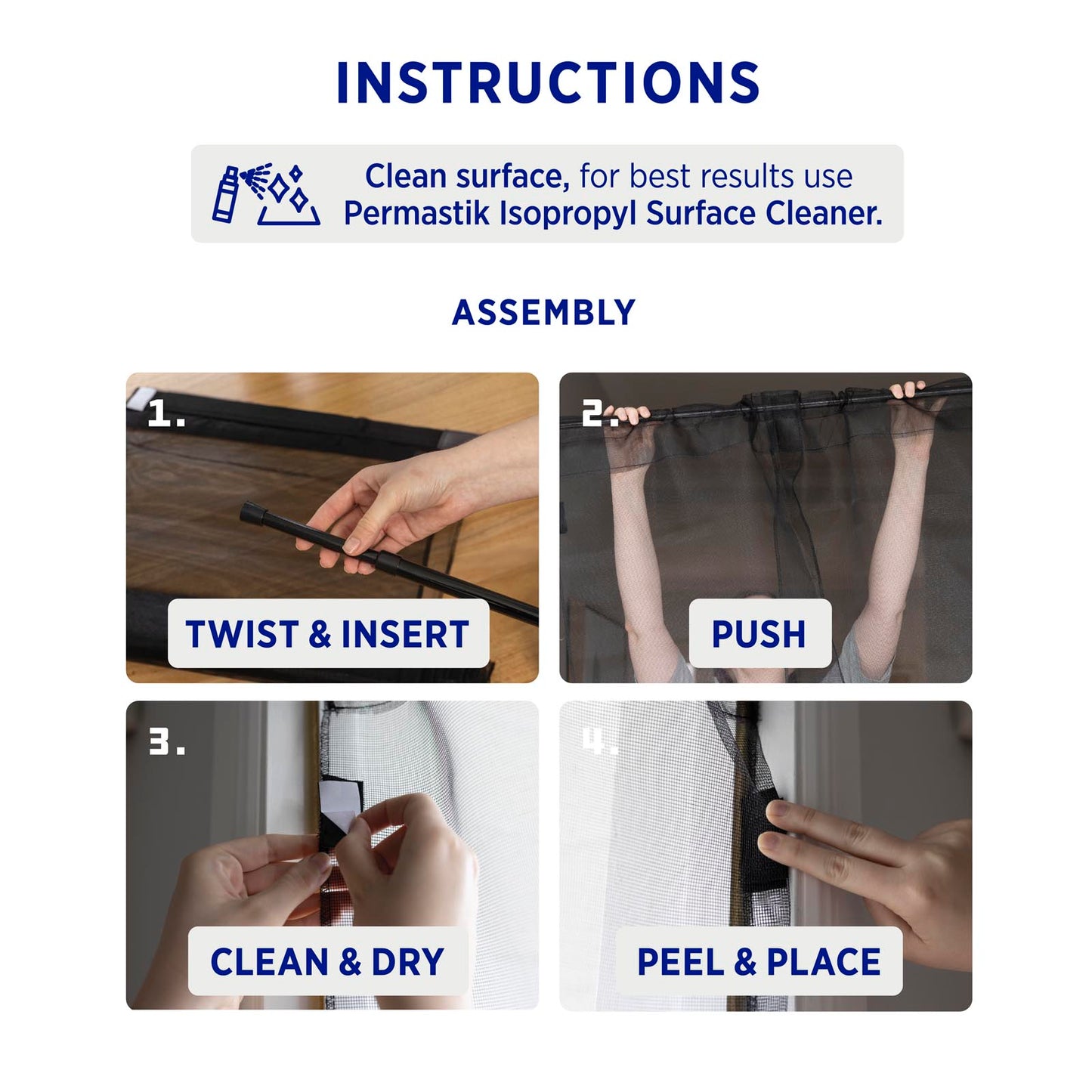 Pressure Mounted Door Curtain