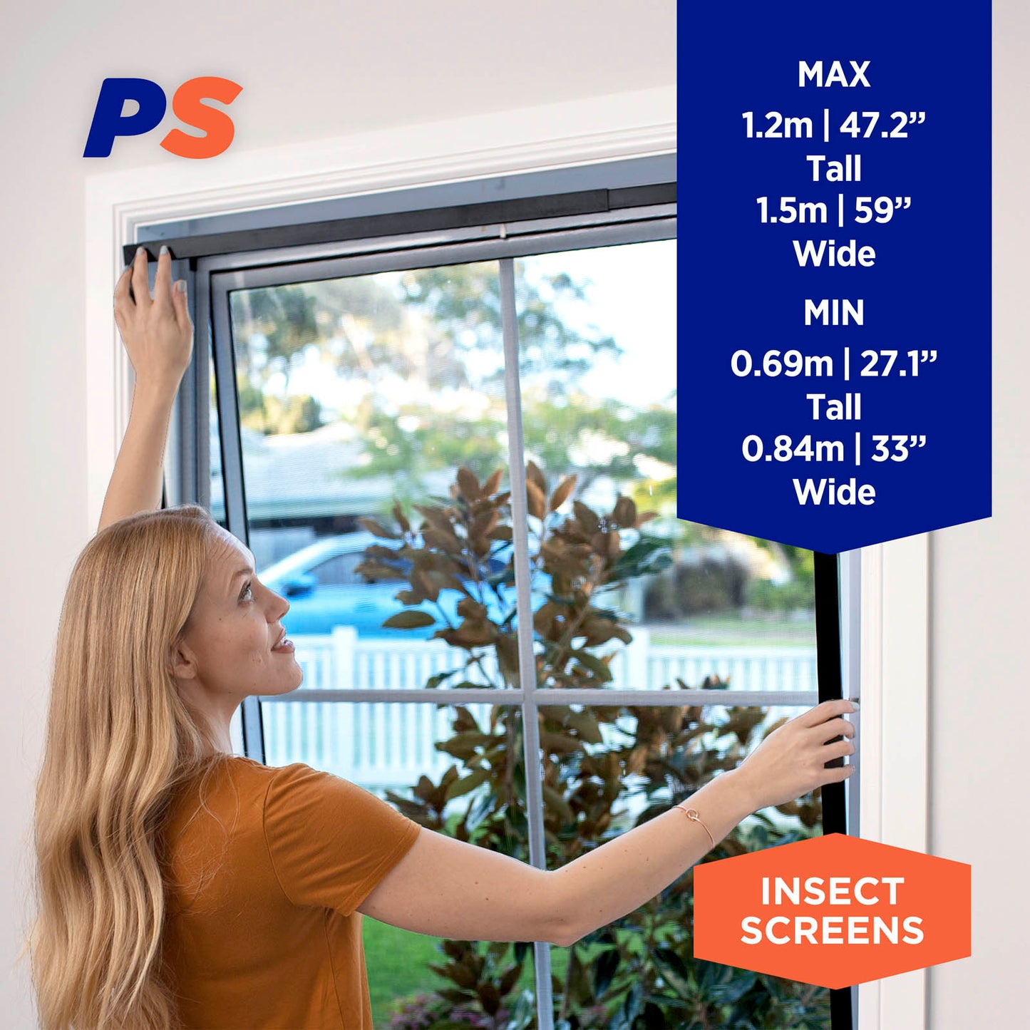 Easy Fit Fly Screen Window Kit