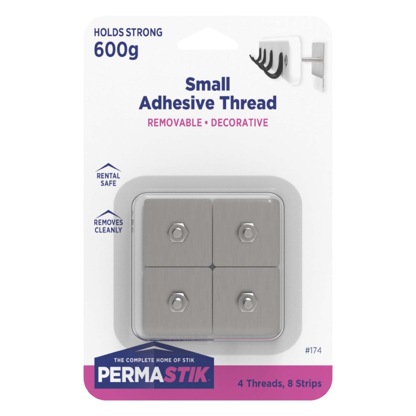 Small Adhesive Thread - 4 Pack
