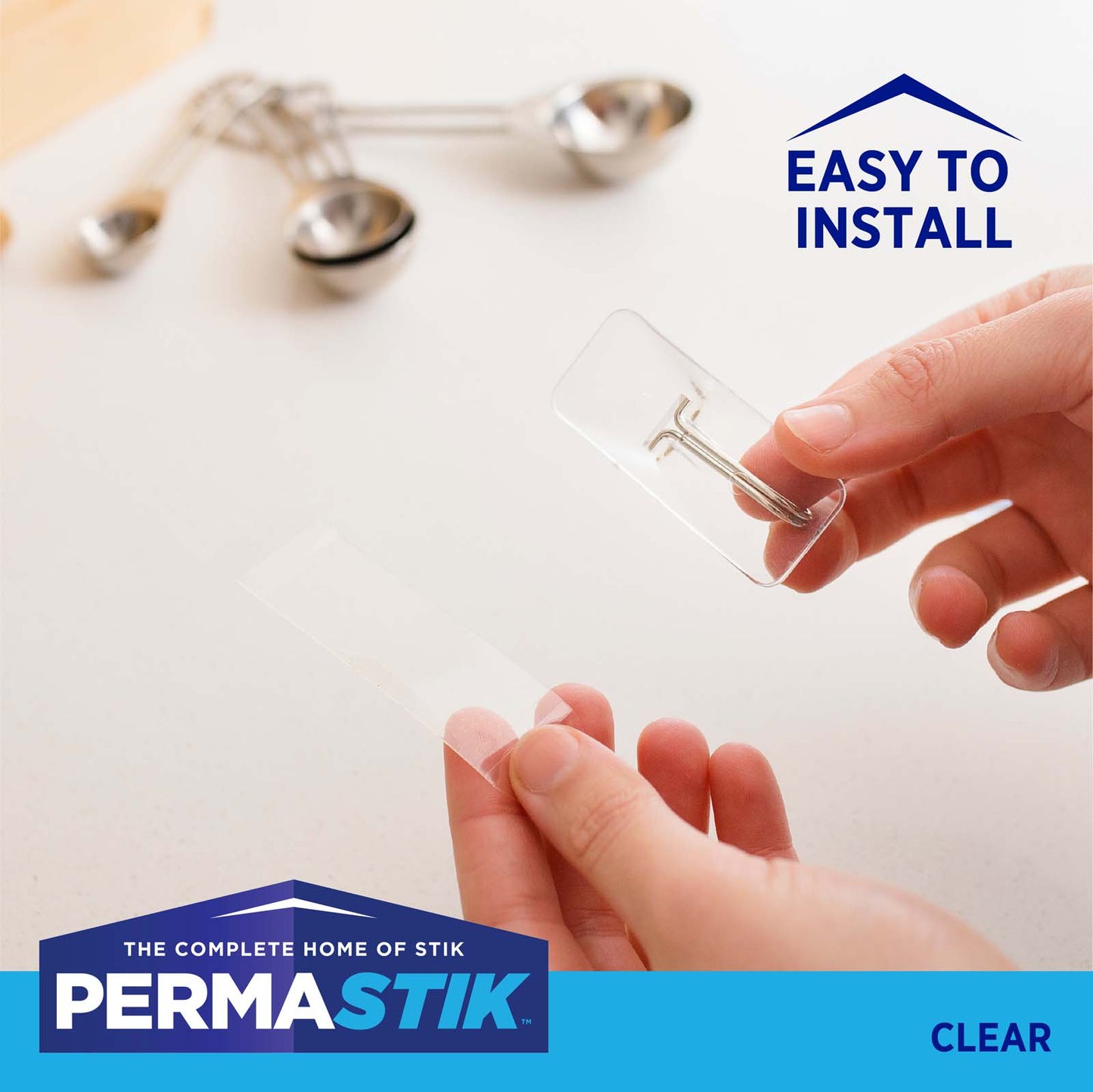 Large Clear Removable Refill Strips - 24 Pack