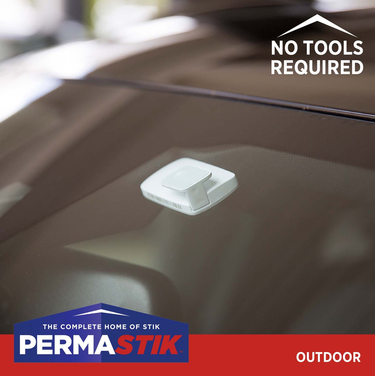 Clear Outdoor Mounting Tabs - 12 Pack
