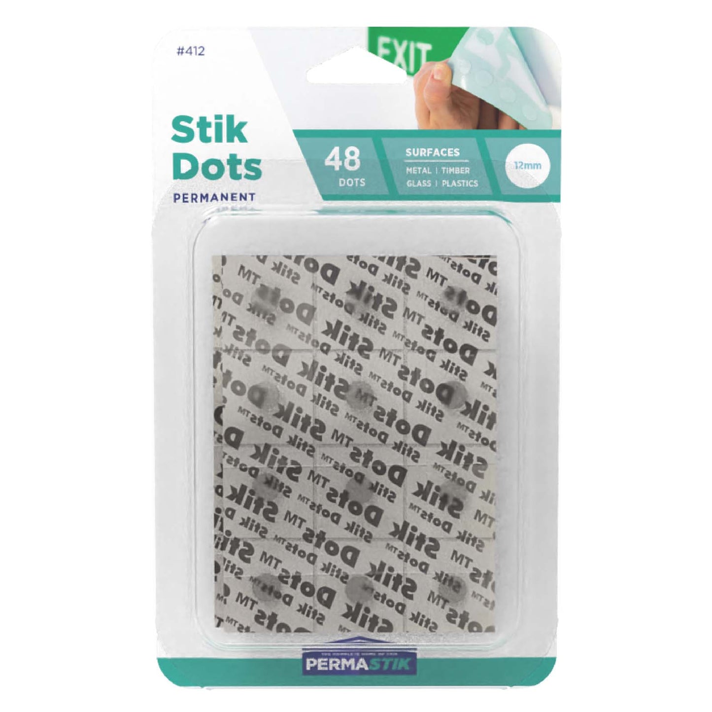 Permanent Stik Dots - 48 Dots