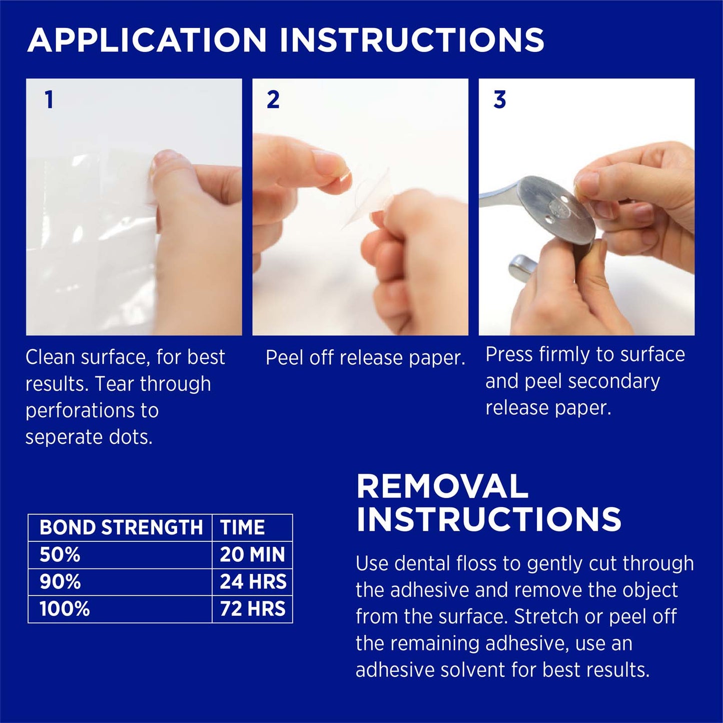 Permanent Stik Dots - 48 Dots