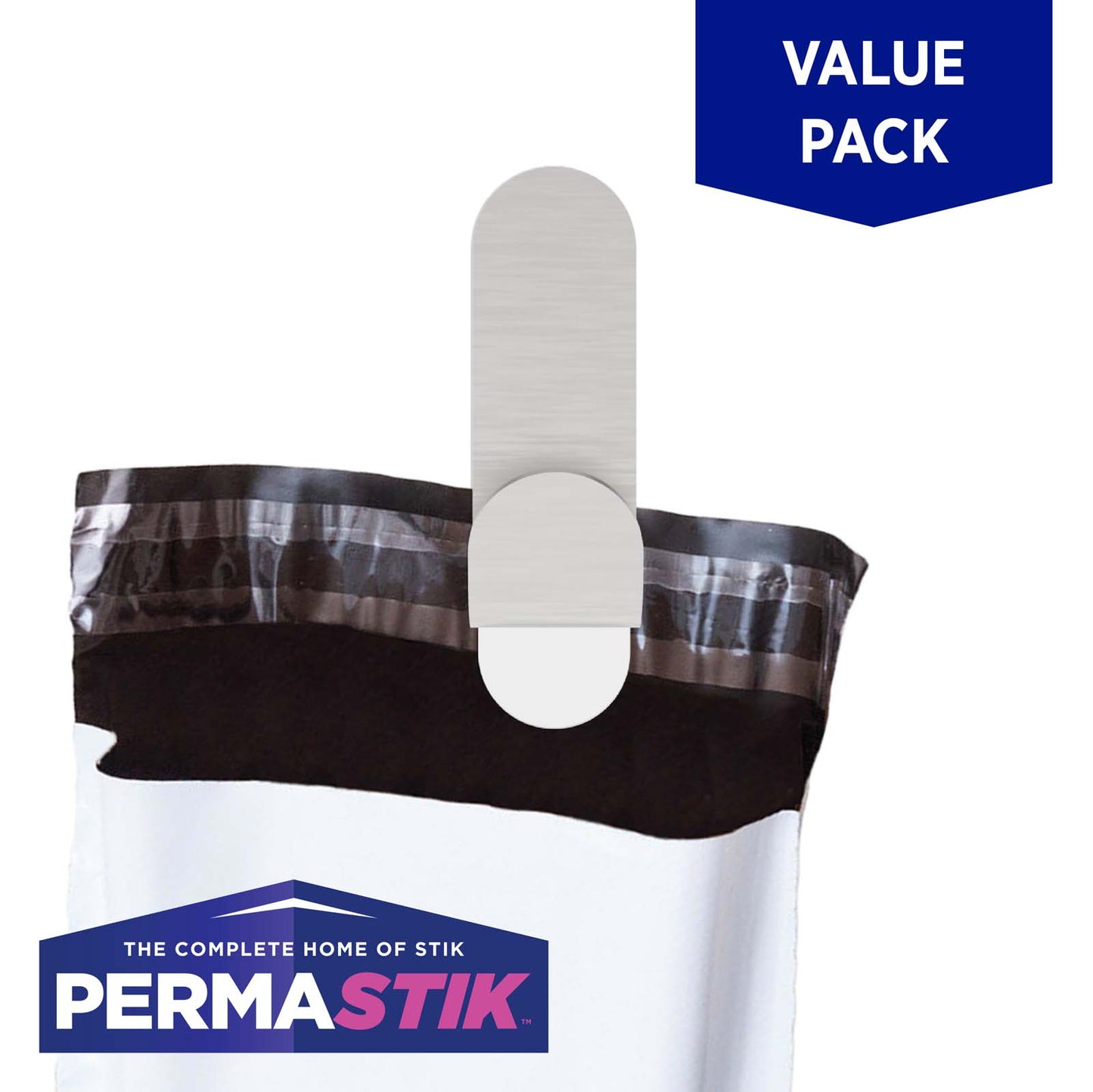 Bulk Pack Medium Stainless Steel Metal Hooks - 12 Pack