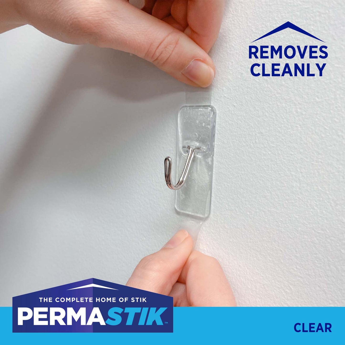 Bulk Pack Medium Clear Kitchen Hooks - 24 Pack
