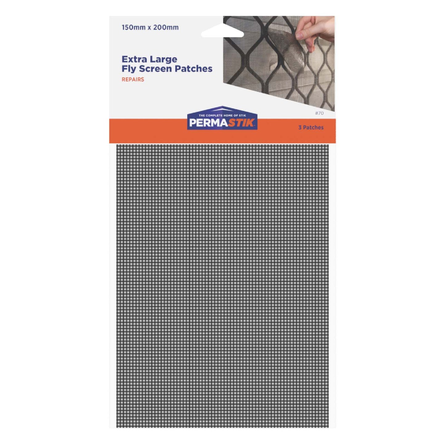 Extra Large Adhesive Screen Patches - 3 Pack