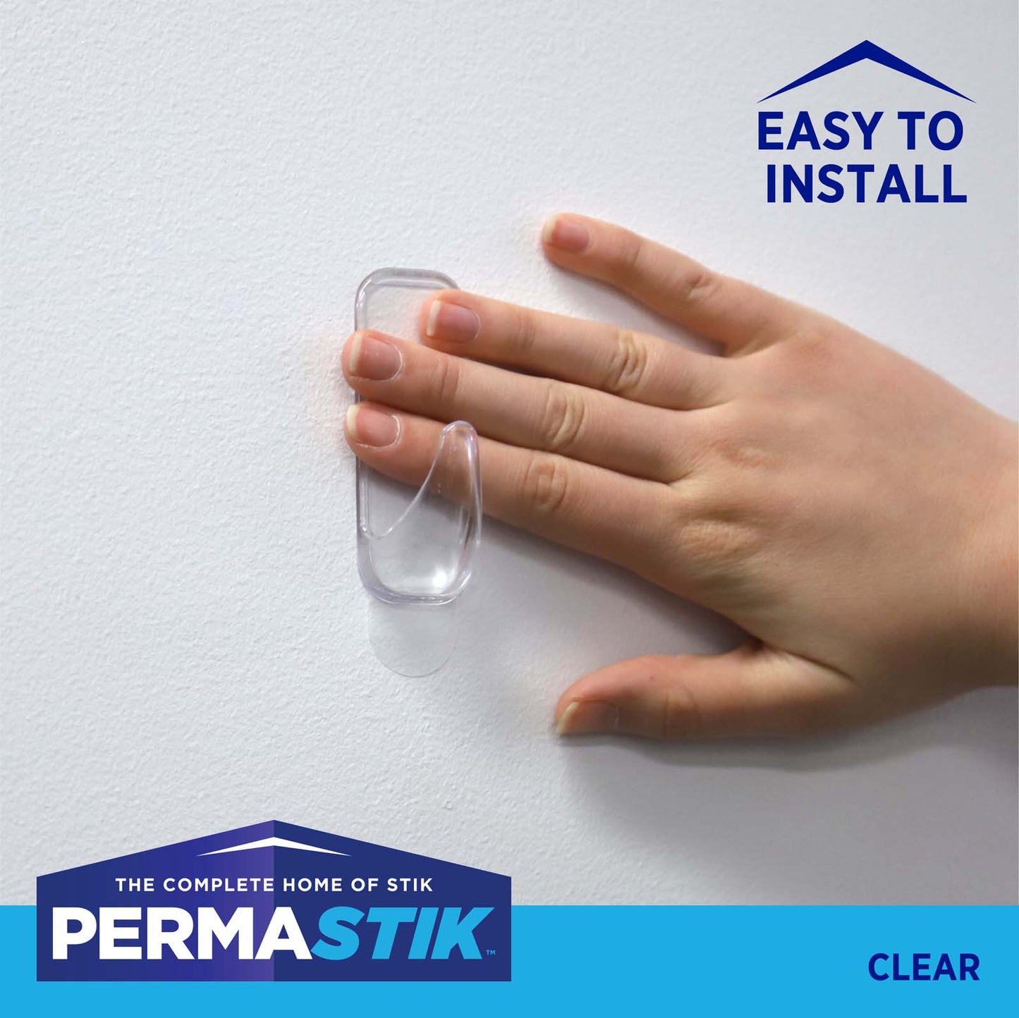 Large Clear Urban Hooks - 4 Pack