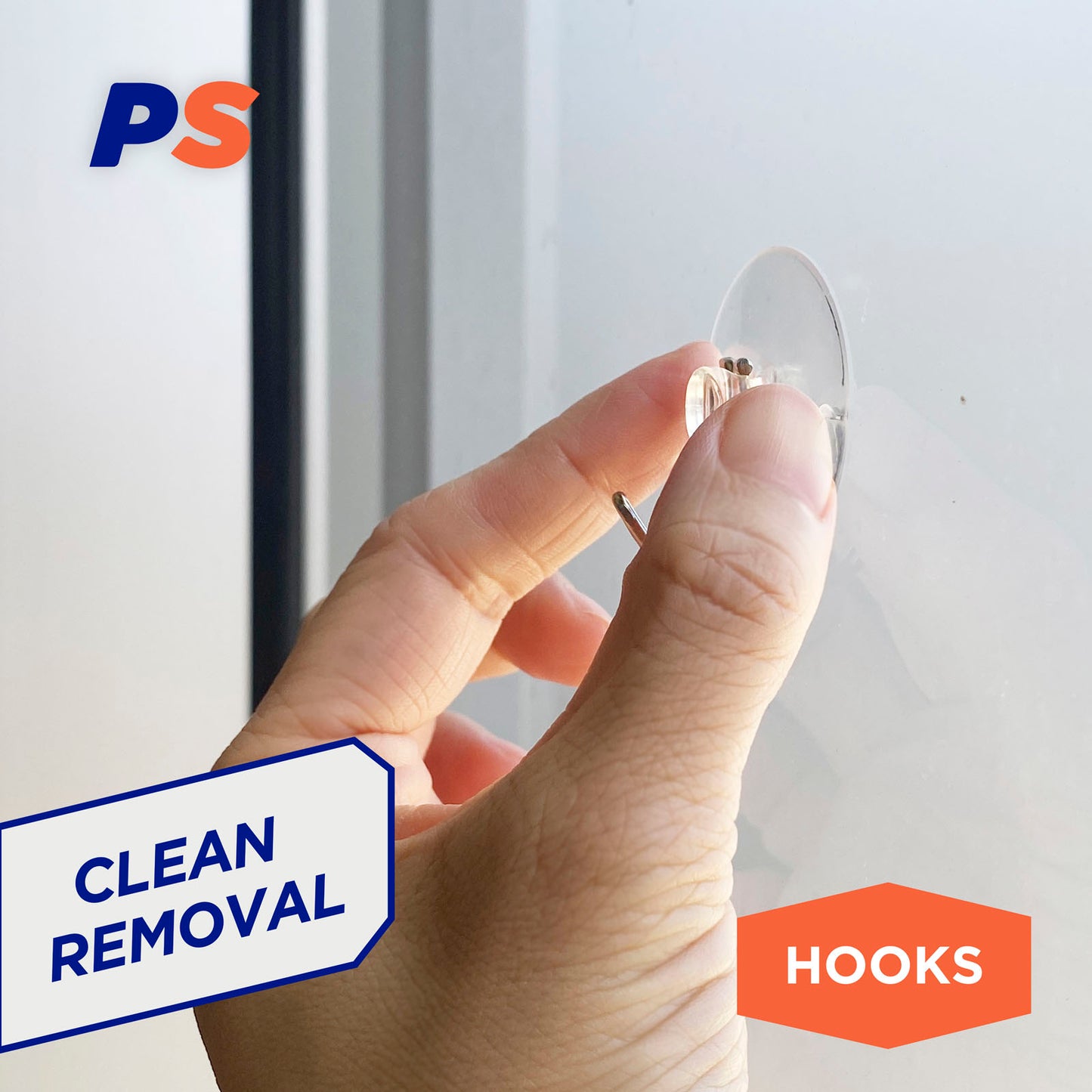 Medium Suction Hooks - 4 Pack