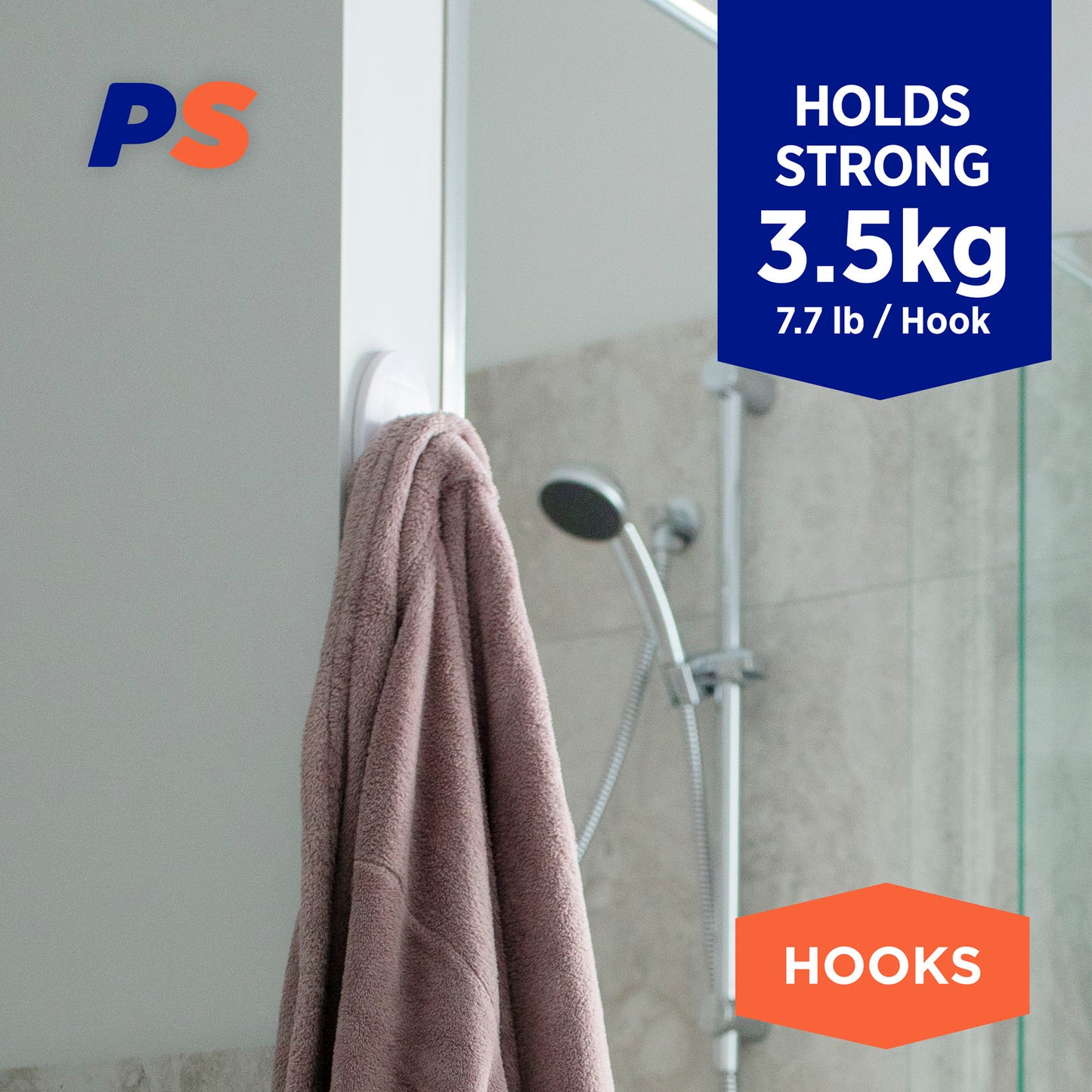 Robe Hooks - 2 Pack