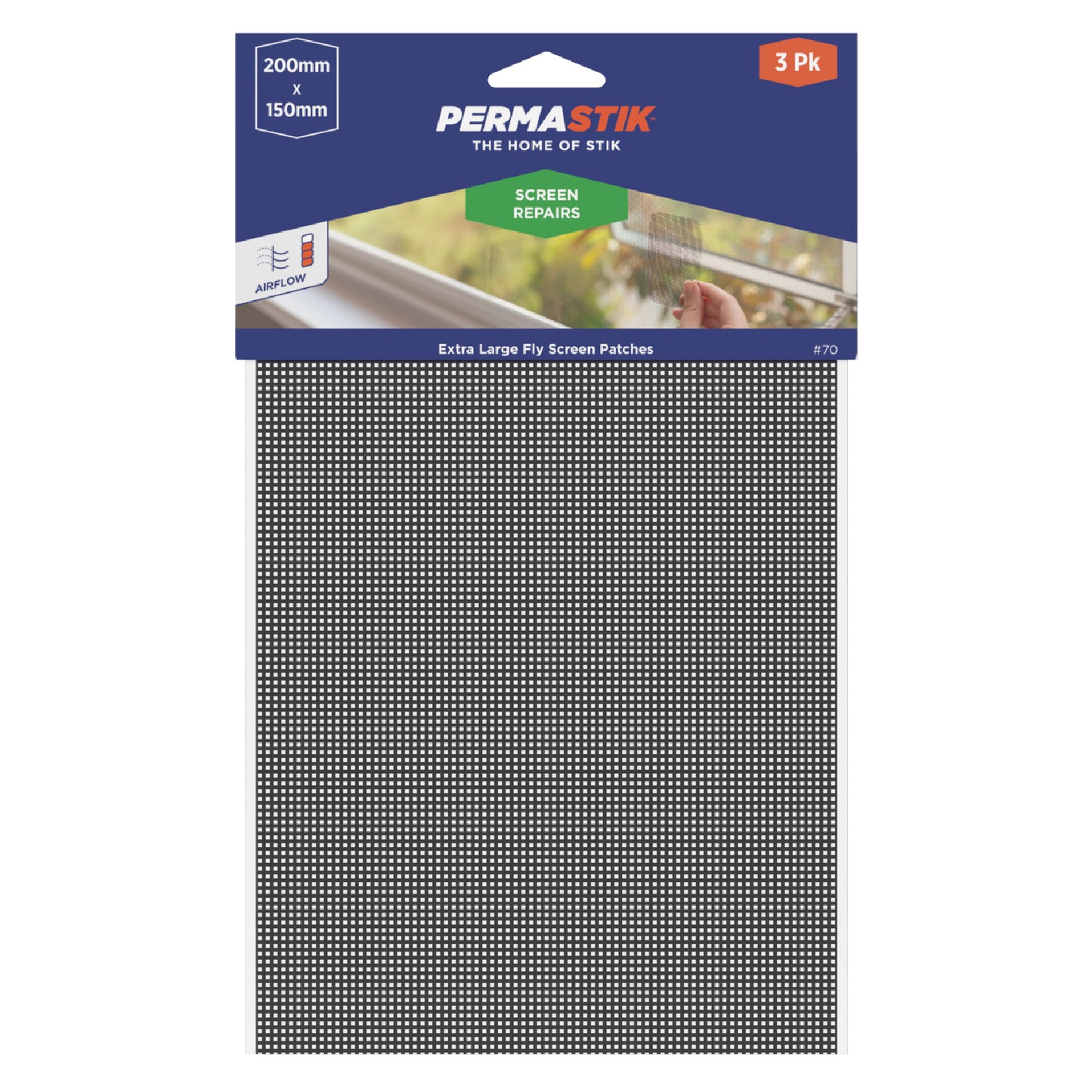 Extra Large Adhesive Screen Patches - 3 Pack