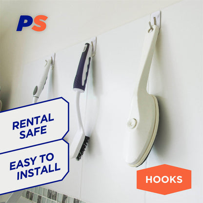 Small Kitchen Hooks - 9 Pack