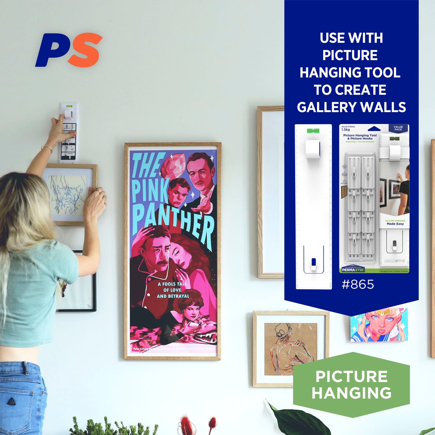 Picture Hanging Value Pack - 8 Hooks