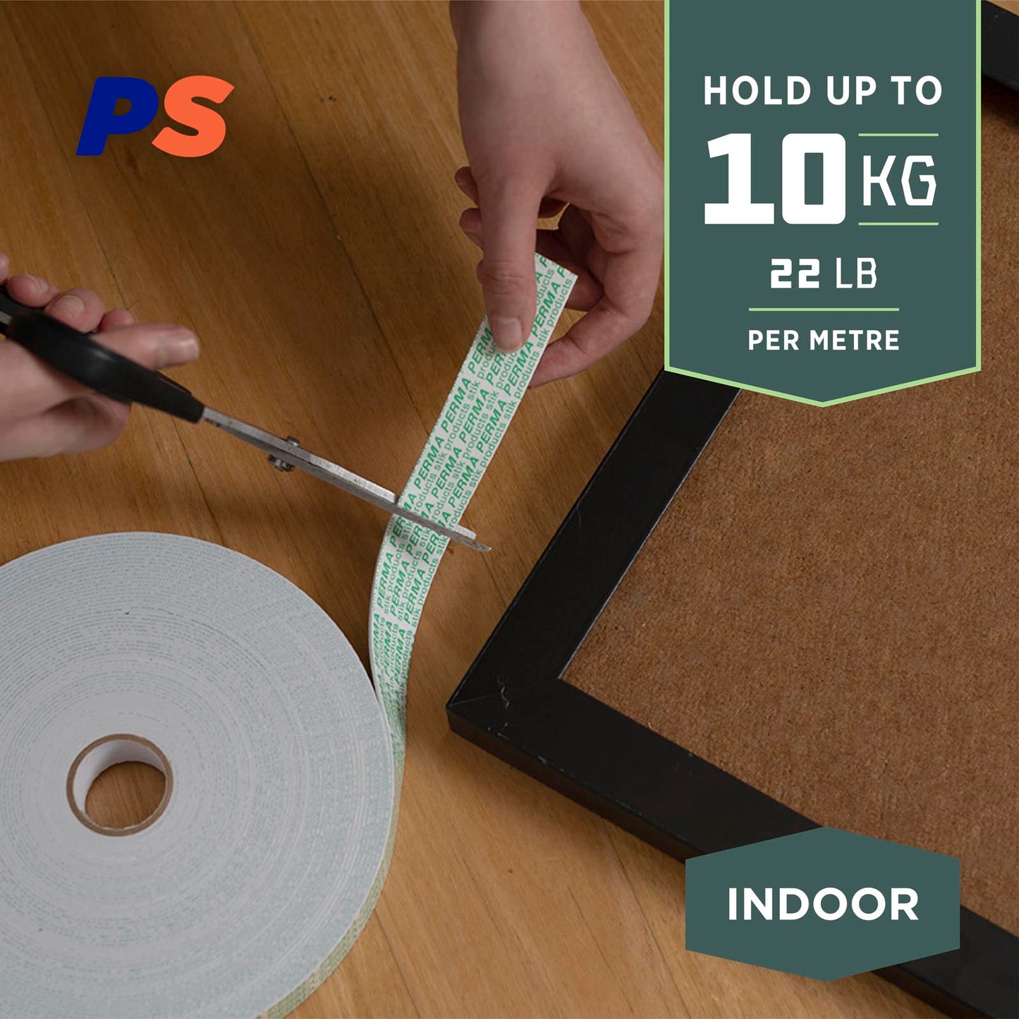 Indoor Mounting Tape - 65.6' x 0.94" Roll