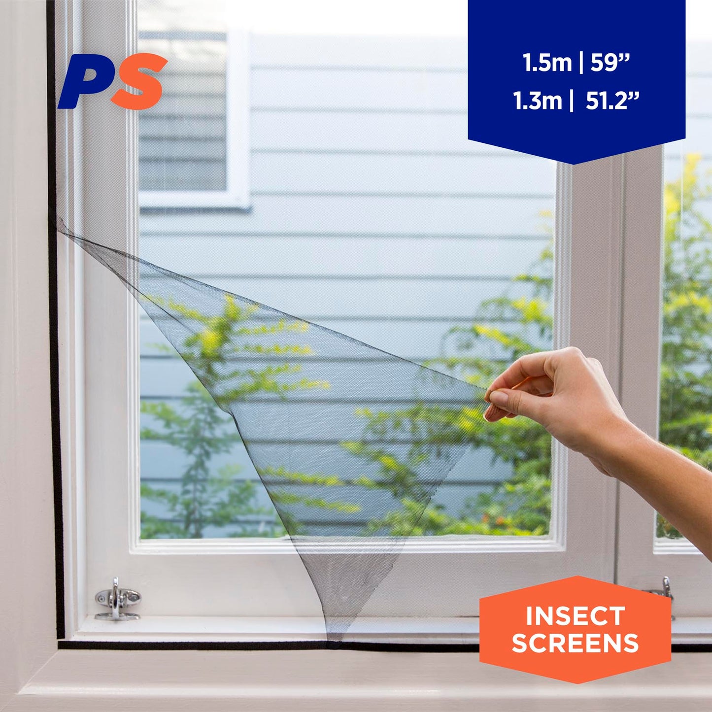 Removable Fly Screen Kit - 59" x 51"