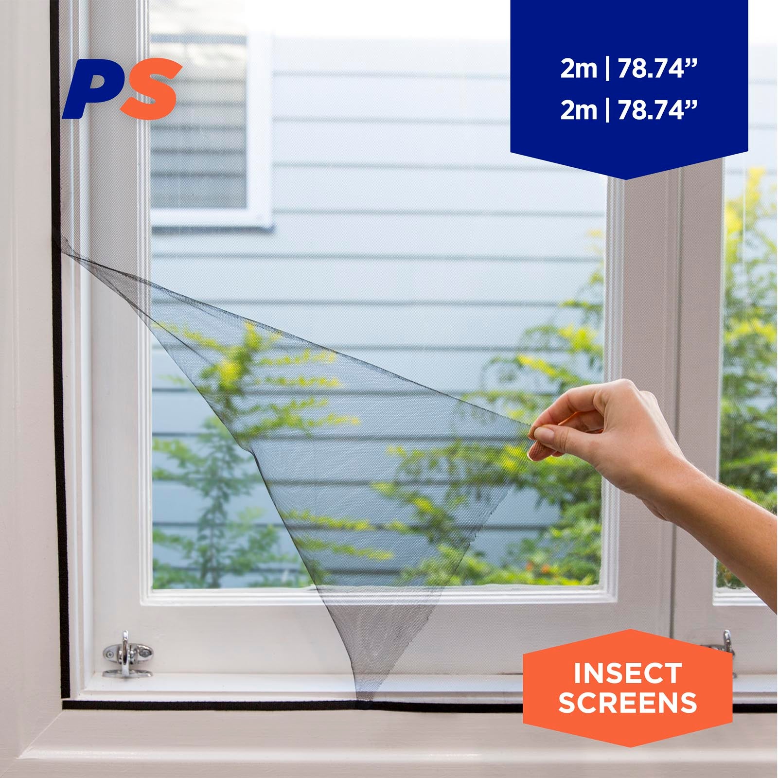 Extendable Insect Screens Extra Large Removable Fly Screen Kit - 78