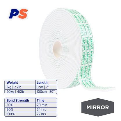 Mirror Mounting Tape - 16.4' x 0.94" Roll