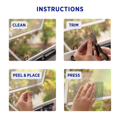 Screen Tacks Extra Large Adhesive Screen Patches - 3 Pack – Permastik