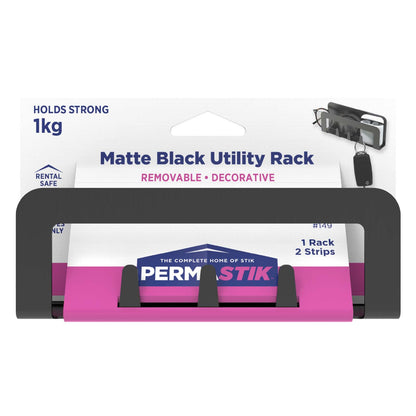 Matte Black Utility Rack