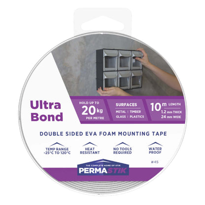 Ultra Bond Mounting Tape - 32.8' x 0.94" Roll