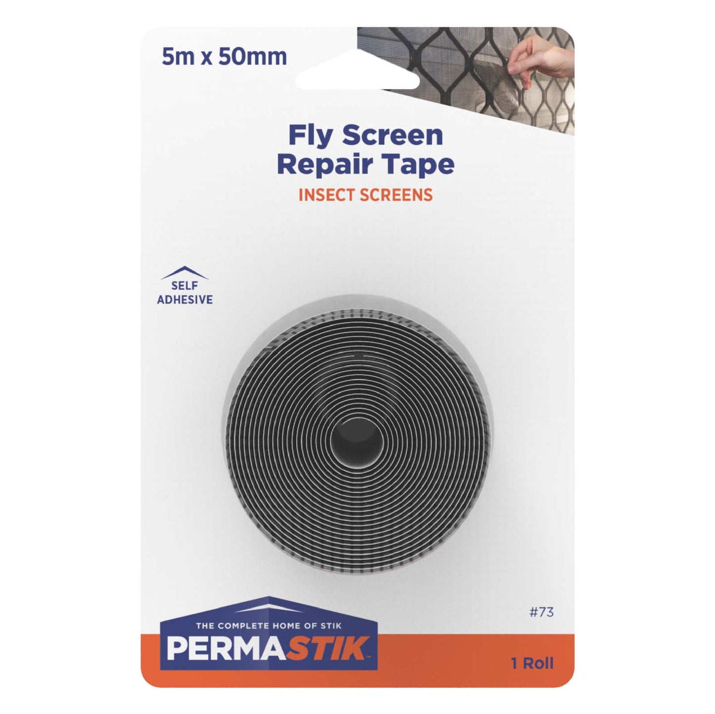 Fly Screen Repair Tape - 16.4' x 2" Roll