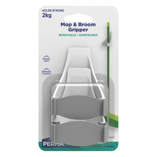 Mop & Broom Gripper - 2 Pack