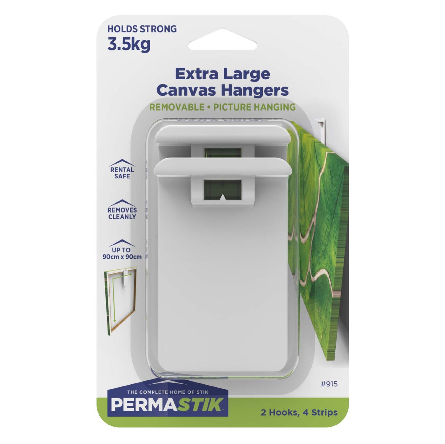 Extra Large Canvas Hangers - 2 Pack
