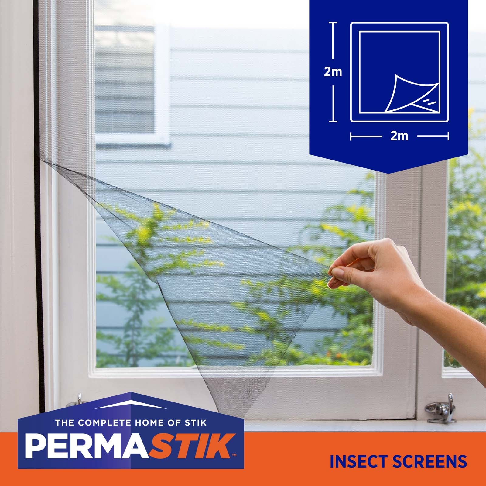 Extra Large Removable Fly Screen Kit - 78 x 78